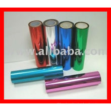 Metallized PET film/ aluminum metallic film/colorful twist film